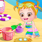 Chơi Game Em bé baby đi tắm biển