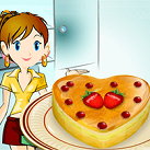 Chơi Game Làm bánh flan dâu